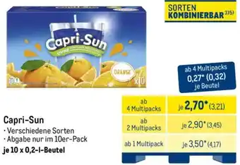 METRO Capri-Sun Angebot