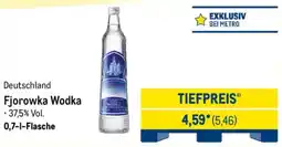 METRO Deutschland Fjorowka Wodka Angebot