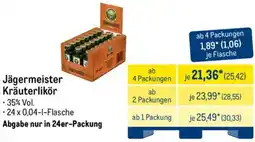 METRO Jägermeister Kräuterlikör Angebot