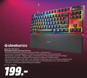MediaMarkt Steelseries apex pro tkl gen 3 Angebot