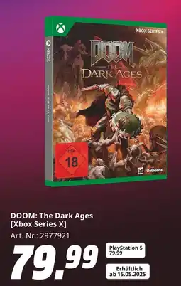MediaMarkt Bethesda doom: the dark ages [xbox series x] Angebot