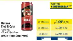 METRO Havana Club & Cola Angebot