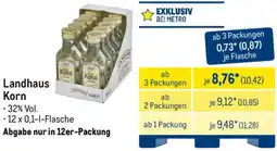 METRO Landhaus Korn Angebot