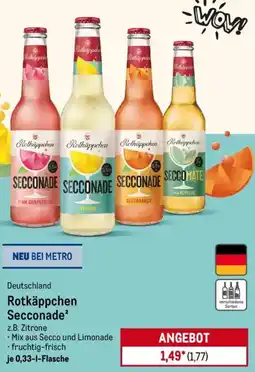 METRO Rotkäppchen Secconade Angebot