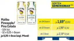 METRO Malibu Pineapple/ Pina Colada Angebot