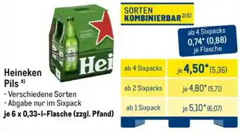 METRO Heineken Pils Angebot