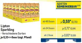 METRO Lipton Sparkling Angebot