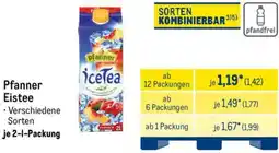 METRO Pfanner Eistee Angebot