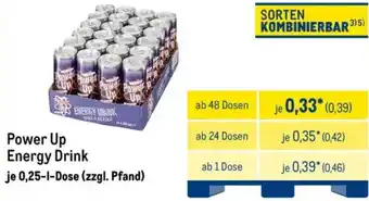 METRO Power Up Energy Drink Angebot