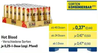 METRO Hot Blood Angebot