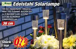 Posten Börse KYNAST Edelstahl Solarlampe Angebot