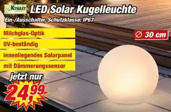Posten Börse KYNAST LED Solar Kugelleuchte Angebot