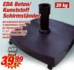 Posten Börse EDA Beton/ Kunststoff Schirmständer Angebot