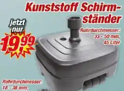 Posten Börse Kunststoff Schirmständer Angebot