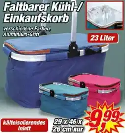 Posten Börse Faltbarer Kühl-/ Einkaufskorb Angebot