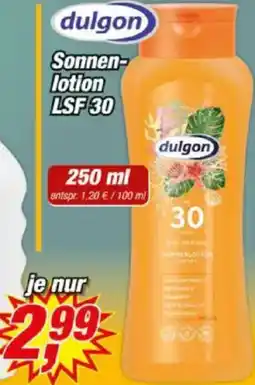 Posten Börse dulgon Sonnenlotion LSF 30 Angebot