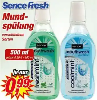 Posten Börse Sence Fresh Mundspülung Angebot