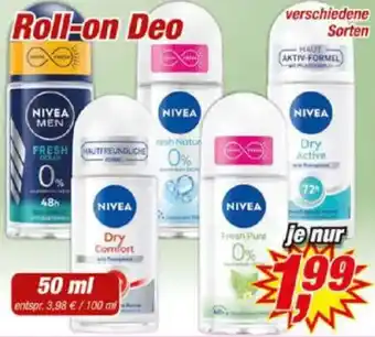 Posten Börse NIVEA Roll-on Deo Angebot
