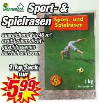 Posten Börse Sonnenhof Sport- & Spielrasen Angebot