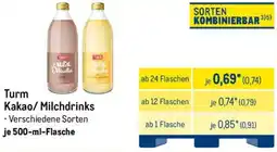 METRO Turm Kakao/ Milchdrinks Angebot
