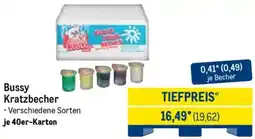 METRO Bussy Kratzbecher Angebot