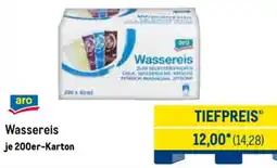 METRO aro Wassereis Angebot