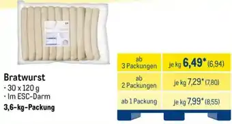METRO Bratwurst Angebot