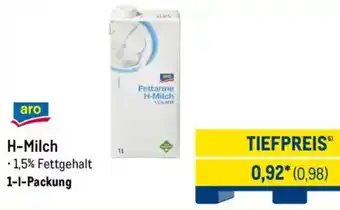 METRO aro H-Milch Angebot