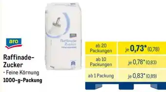 METRO aro Raffinade Zucker Angebot