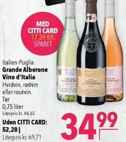 CITTI Markt Grande Alberone Vino d'Italia Angebot