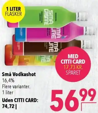 CITTI Markt Små Vodkashot Angebot