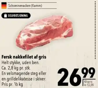 CITTI Markt Fersk nakkefilet af gris Angebot