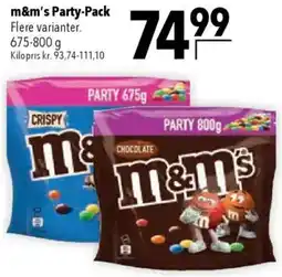 CITTI Markt m&m's Party-Pack Angebot