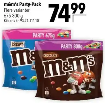 CITTI Markt m&m's Party-Pack Angebot