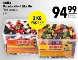 CITTI Markt Haribo Matador eller I Like Mix Angebot