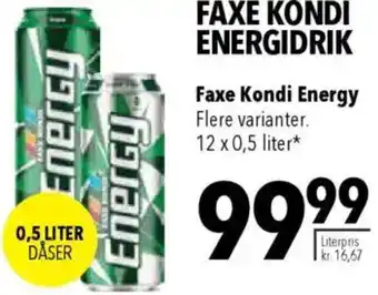 CITTI Markt Faxe Kondi Energy Angebot
