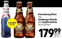 CITTI Markt Kronenbourg Blanc eller Grimbergen Blonde eller Double Ambrée Angebot