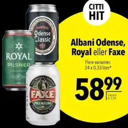 CITTI Markt Albani Odense, Royal eller Faxe Angebot