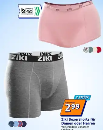 Action Ziki ziki boxershorts für damen oder herren Angebot