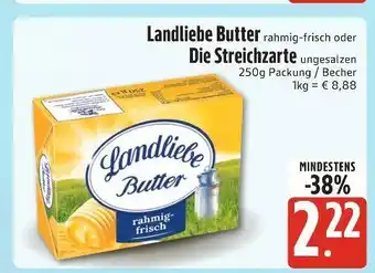 Edeka Xpress Landliebe landliebe butter oder die streichzarte Angebot