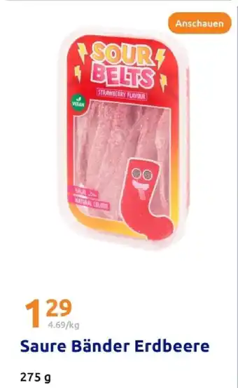 Action Sour belts saure bänder erdbeere Angebot