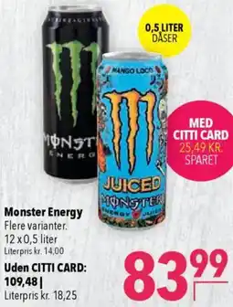 CITTI Markt Monster Energy Angebot