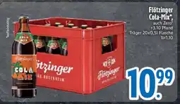 Edeka Flötzinger Cola-Mix, auch Zero Angebot