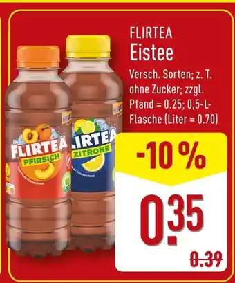 Aldi Nord Flirtea eistee pfirsich oder eistee zitrone Angebot