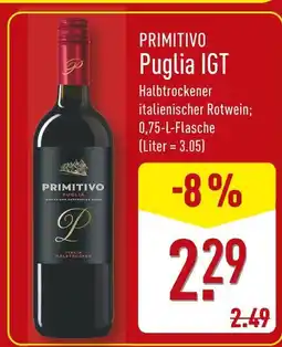 Aldi Nord Primitivo puglia igt Angebot