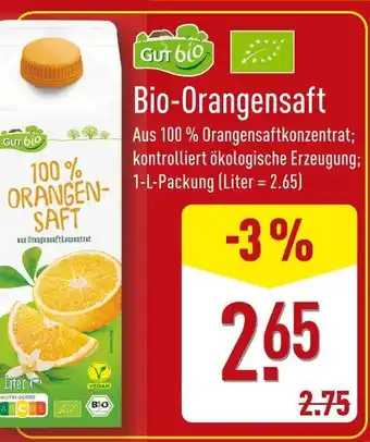 Aldi Nord Gut bio bio-orangensaft Angebot