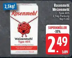 Edeka Rosenmehl Weizenmehl Type 405 Angebot