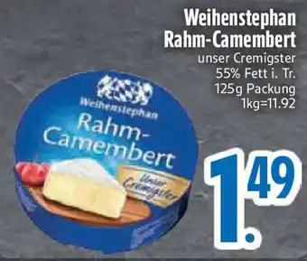 Edeka Weihenstephan Rahm- Camembert Angebot