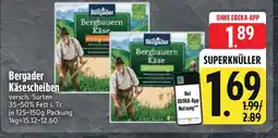 Edeka Bergader Käsescheiben Angebot