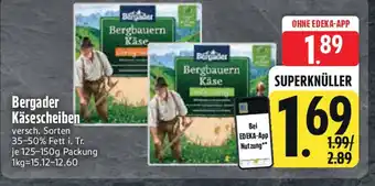 Edeka Bergader Käsescheiben Angebot
